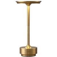 Harper Living Cordless Rechargeable LED Table Lamp, Dimmable & Colour Changing in Gold