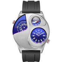 STORM Men's Navitrek Rubber Watch in Silver