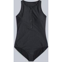 'Margot' Quick Dry Swimsuit Stretchy Chlorine Resistant Zip Swimwear