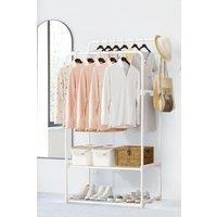 Double Rod Metal Clothes Rack