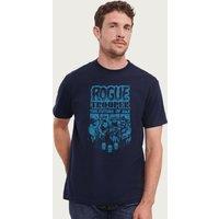 Rogue Trooper Men's The Future Of War T-Shirt in Navy | Size: Large