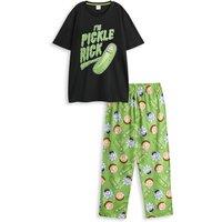 Men's Rick & Morty Short Sleeve Long Leg Pyjama Set | Multicoloured | Size: Large