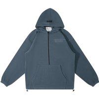 Blank Essentials Men's Polar Quarter Zip Hoody in Navy | Size: Medium