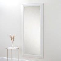 Yearn Mirrors Textured White Full length mirror 168.5x77cm | Size: 168.5x77 cm