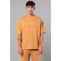 Blank Essentials Men's Signature Essentials Arch Top in Beige | Size: Medium