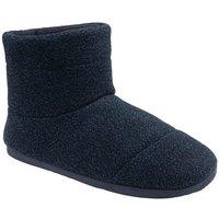 Dunlop Men's Indoor Boot Slippers with Memory Foam in Navy | Size: 7