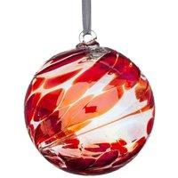 Sienna Glass Ruby Wedding Anniversary Gift Friendship Ball in Dark Red
