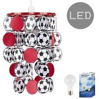 ValueLights Red Ceiling Pendant Shade