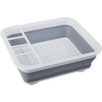Premier Housewares Collapsible Dish Rack Grey