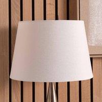 Ruma White Tapered Poly Cotton Lamp Shade for Table Lamps & Floor Lamps | Size: 10 inches