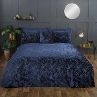 Rapport Home Paloma Floral Polycotton Duvet Cover Set with Pillowcase in Dark Navy | Size: Single