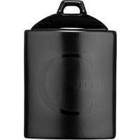 Premier Housewares Black Text Coffee Storage Jar