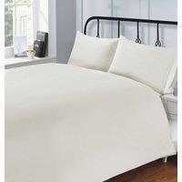 Rapport Home 200 Thread Count Cotton Quilt Cover in Cream | Size: Super King