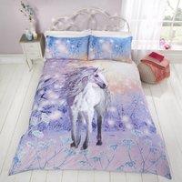 Rapport Home Magical Unicorn Duvet Cover Set with Pillowcase | Size: King