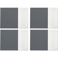 Premier Housewares Leather Effect Placemats Grey
