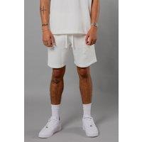 Blank Essentials Men's Cotton Blend Shorts with Pocket in White | Size: XL