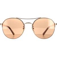 Police Men's Aviator Shiny Copper Gold Brown Mirror Copper SPLA24 Lewis 03