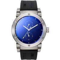 STORM Men's Hydron V2 Rubber Watch in Metallic Silver