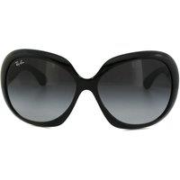Ray-Ban Women's Butterfly Black Grey Gradient Jackie Ohh II 4098 Sunglasses