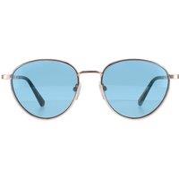 Guess Women's Round Gold Blue Gradient GU5205