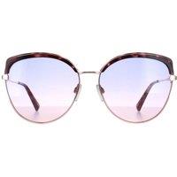 Ted Baker Women's Cat Eye Rose Gold Tortoise Purple Pink Gradient TB1661 Tama in Brown