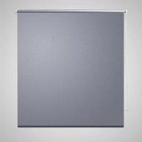 Berkfield Home Roller Blind Blackout 100 x 175 cm Grey