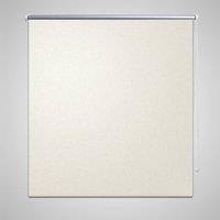Berkfield Home Roller Blind Blackout 120 x 175 cm Off-White in White