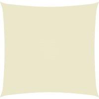 Sunshade Sail Oxford Fabric Square 5x5 m Cream