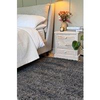 Kukoon Slate Grey Soft Fluffy Shaggy Cosy Warm Bedroom Area Rugs in Mid Grey | Size: 240 cm x 330 cm