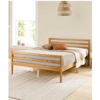 Aspire Alpine Bed Frame in Light Oak | Size: Double