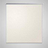 Berkfield Home Roller Blind Blackout 100 x 175 cm Off-White in White