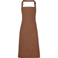Premier Colours Bib Apron Workwear Pack of 2 in Brown