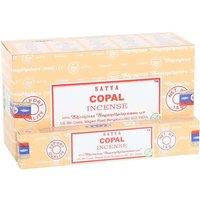Satya Copal Incense Sticks (Pack of 12) in Brown
