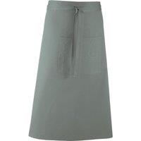 Premier Colours Bar Apron Workwear (Long Continental Style) Pack of 2 in Dark Grey