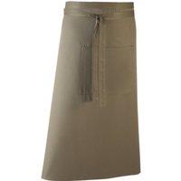 Premier Colours Bar Apron Workwear (Long Continental Style) in Dark Grey