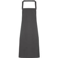 Premier Slim Apron (no Pocket) Workwear in Dark Grey