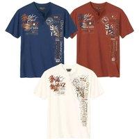 Henley T-Shirt (Pack of 3)