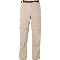 Trespass Men's Rynne B Mosquito Repellent Cargo Trousers in Light Beige | Size: Small
