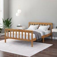 Aspire Atlantic Bed Frame in Natural Wood Colour | Size: Small Double