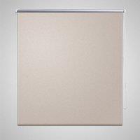 Berkfield Home Roller Blind Blackout 160 x 175 cm Beige