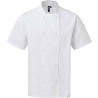 Premier Men's Coolchecker Chef T-Shirt in White | Size: 4XL