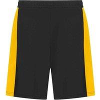 Finden & Hales Men's Knitted Pocket Shorts in Black | Size: Medium