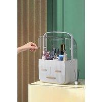Living and Home Makeup Organiser Storage Drawers Cosmetic Organisers Acrylic Skincare Organiser in White