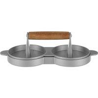 Premier Housewares From Scratch Non Stick Double Hamburger Press in Light Brown