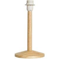 ValueLights Triston Wood Table Lamp Base in Brown