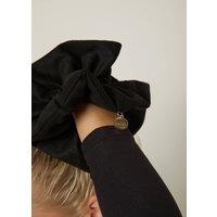 Madein Women's Astrid Layered Scrunchie in Black