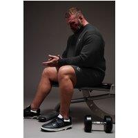 BadRhino Men's 'Rest Day' Shorts in Black | Size: 5-6XL