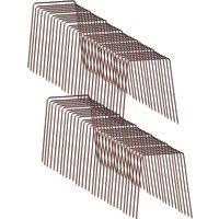 Pegdev 6" Copper-Coated Staples Secure Membrane Fleece Netting - Pack of 70 in Copper