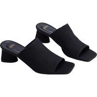 Square Open Toe Chunky Block Heel Sandals