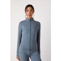 Asquith London Women's ASQ Zip Thru Jacket in Light Blue | Size: Small